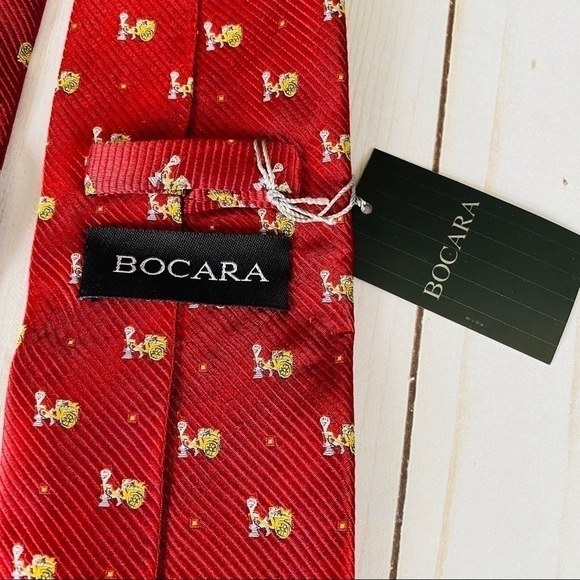 BOCARA handmade 100% silk tie Gift for firefighter NWT
C - Picture 3 of 7